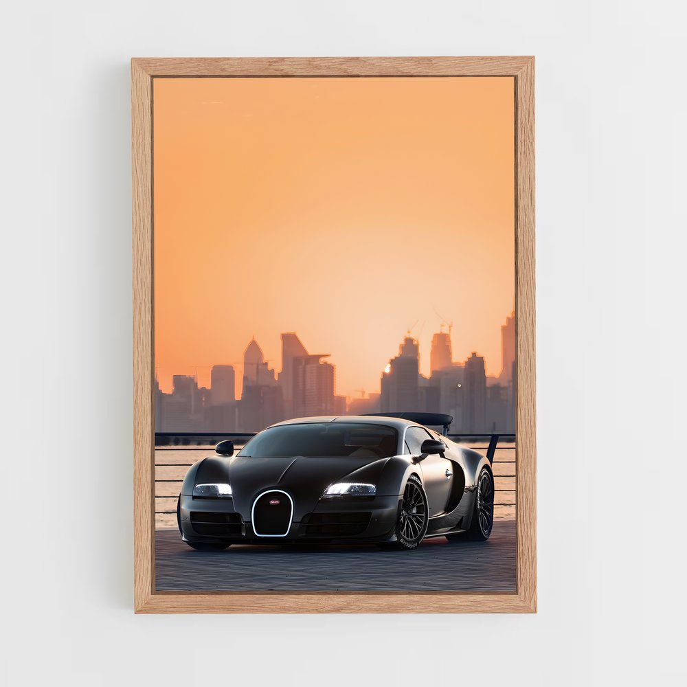 Poster Veyron en Mouvance – affiche Bugatti (vue 4)